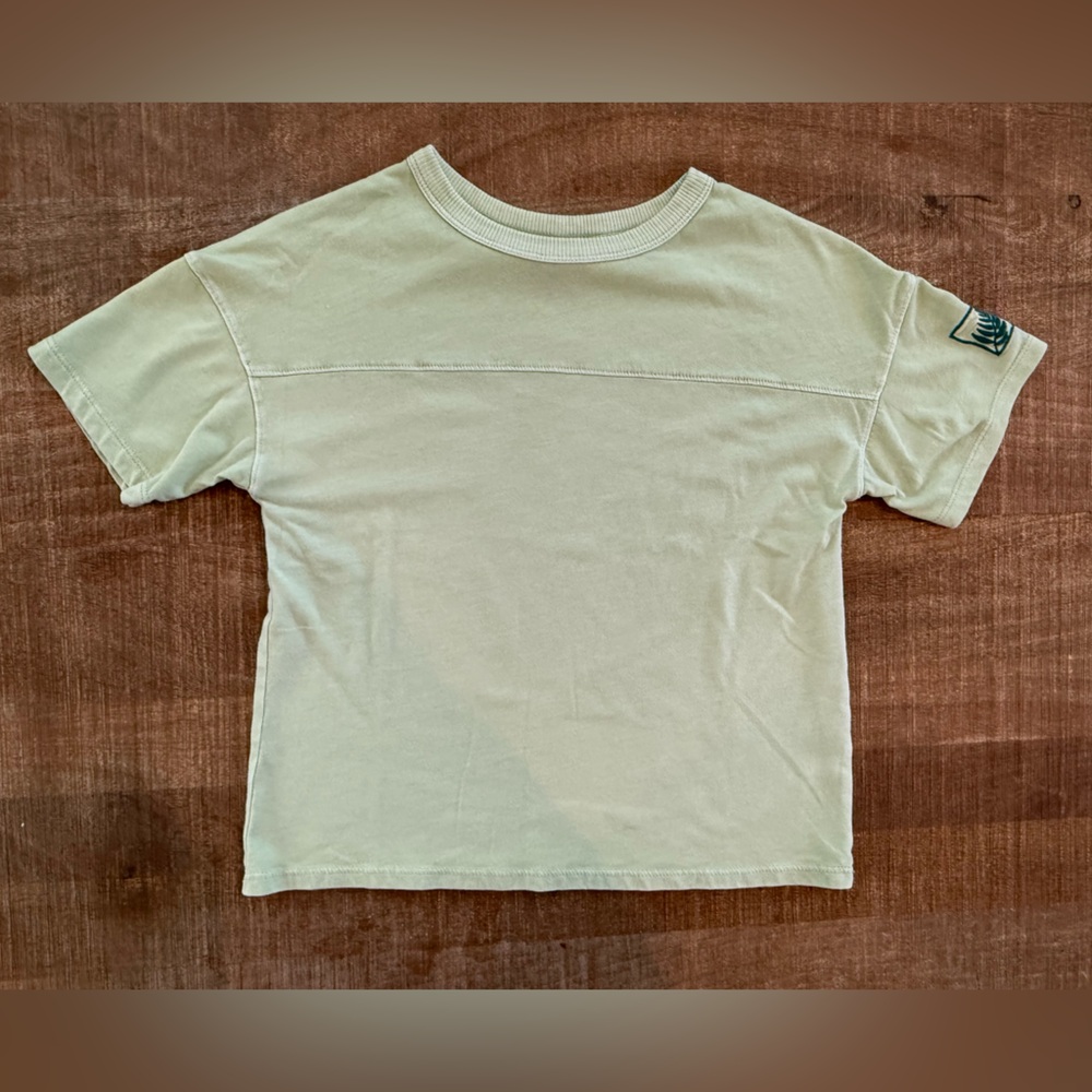 Cat & Jack Light Green Short Sleeve Top